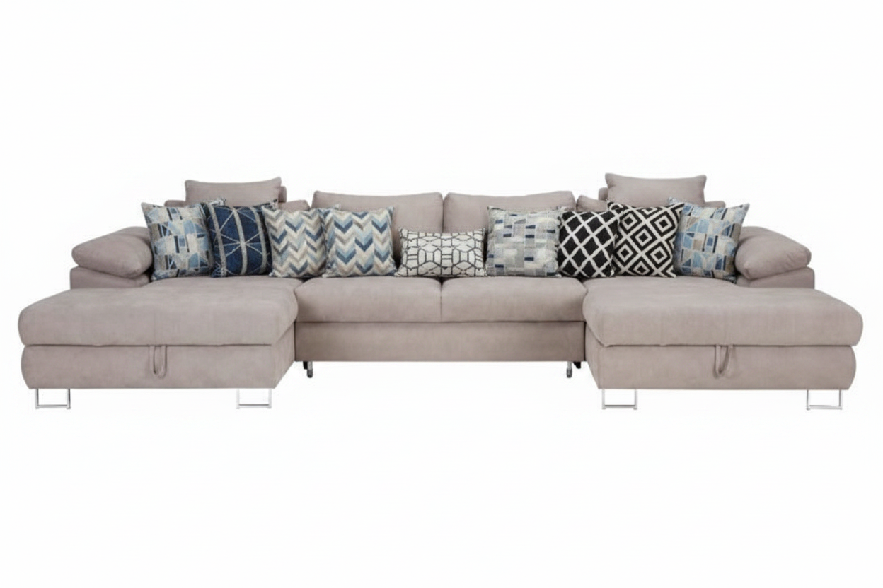 Wohnlandschaft, U Sofa
